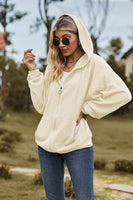 Cable-Knit Long Sleeve Hooded Jacket