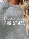 MERRY CHRISTMAS Dropped Shoulder Sweatshirt