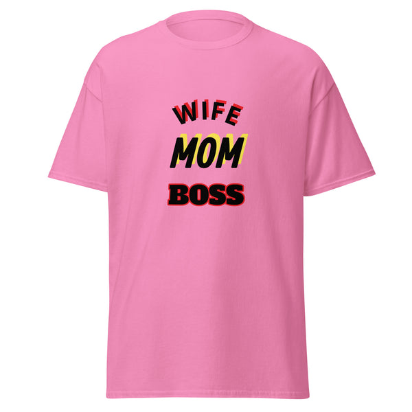 Wife Mom Boss Unisex Classic Gildan 5000 T-Shirt