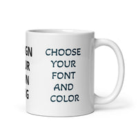 Design Your Own Coffee Mug White Glossy Mug