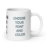 Design Your Own Coffee Mug White Glossy Mug