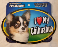 I Love My Chihuahua Pet Magnet Sign