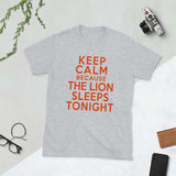 The Lion Sleeps Short-Sleeve Unisex T-Shirt