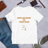 Coffee and Friends Short-Sleeve Unisex T-Shirt