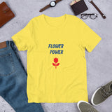 Flower Power Short-Sleeve Unisex T-Shirt