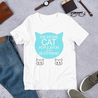 Cat Short-Sleeve Unisex T-Shirt