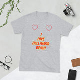 Hollywood Beach Short-Sleeve Unisex T-Shirt