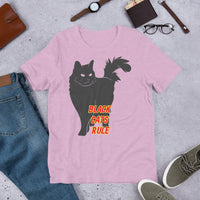 Black Cats Rule Short-Sleeve Unisex T-Shirt