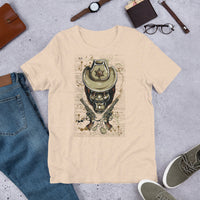 Monkey with Two Guns Short-Sleeve Unisex T-Shirt