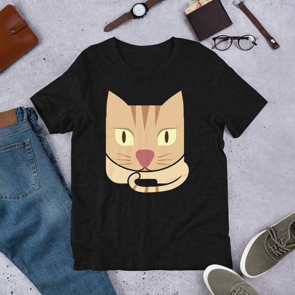 Cat Face Short-Sleeve Unisex T-Shirt