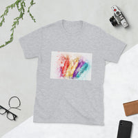 Colorful Feathers Short-Sleeve Unisex T-Shirt