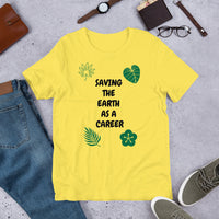 Saving The Earth Short-Sleeve Unisex T-Shirt