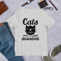Cats Are Just Awesome Short-Sleeve Unisex T-Shirt