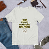 I Love My Dog Short-Sleeve Staple Unisex T-Shirt Bella+Canvas 3001