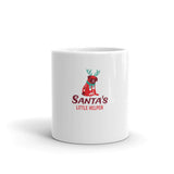 Santa's Helper White Glossy Mug