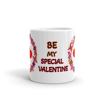 Be My Special Valentine White Glossy Mug