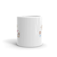 Three Cute Kittens White Glossy Mug