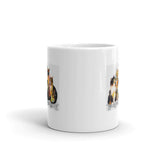 Watercolor Cats White Glossy Mug