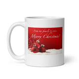 Merry Christmas White Glossy Mug