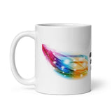 Abstract Art White Glossy Mug