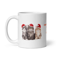 Merry Christmas from the Kittens White Glossy Mug