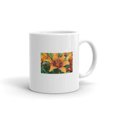 Flower Design Coffee Mug White Glossy Mug