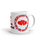 Be My Special Valentine White Glossy Mug