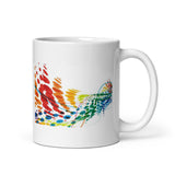 Abstract Art White Glossy Mug