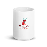 Santa's Helper White Glossy Mug