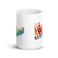 Abstract Art White Glossy Mug