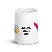 Abstract Art White Glossy Mug