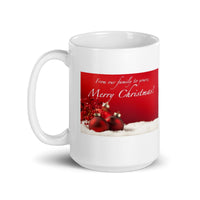 Merry Christmas White Glossy Mug