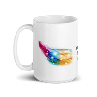 Abstract Art White Glossy Mug