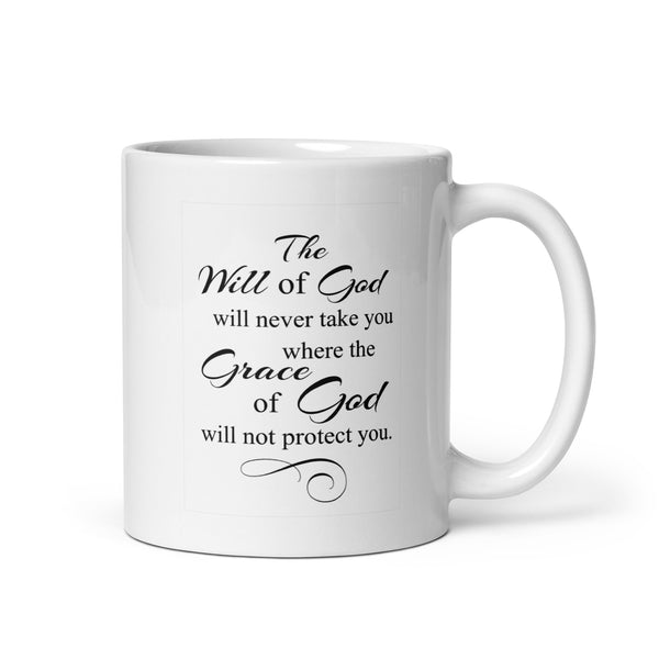The Will of God White Glossy Mug